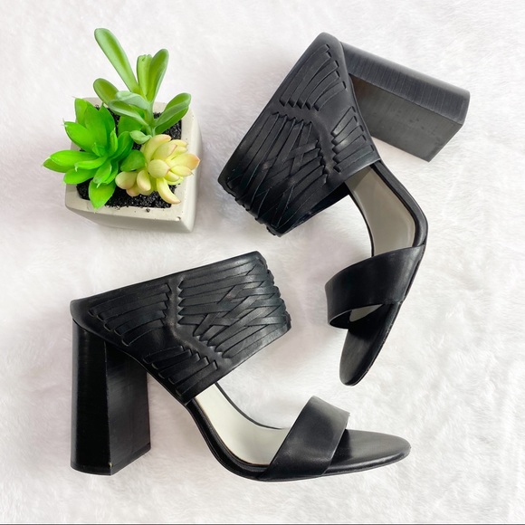 1. State Shoes - 1. State Black Slip on Heels size 7